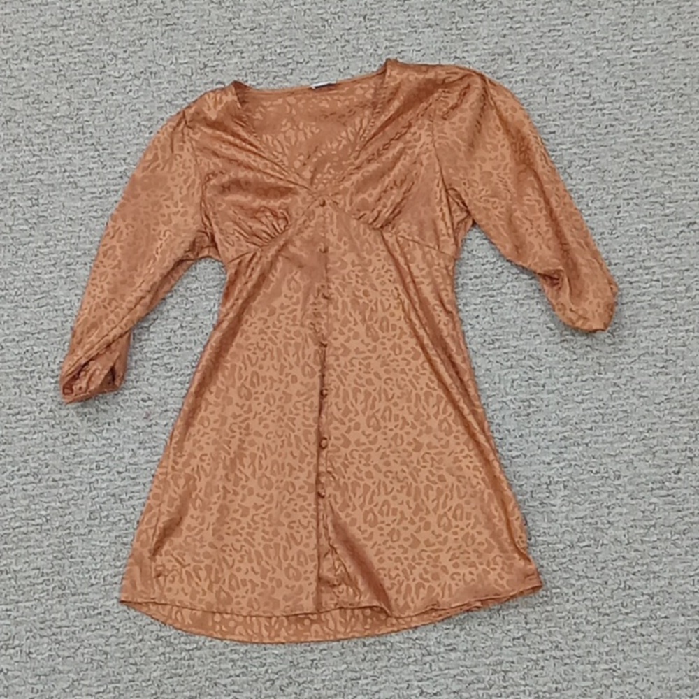 Cotton on gold dress